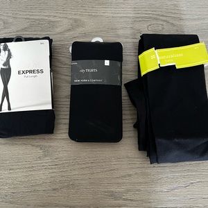 Women’s Tights X 3.  Size: Medium/ Large.